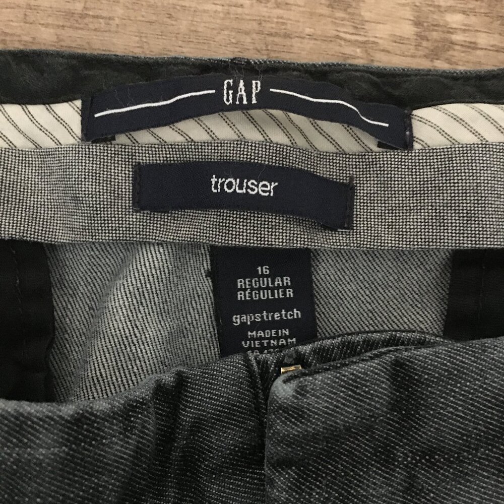 GAP Stretch Denim Regular Trouser Pants Blue Size 16 - Picture 9 of 16